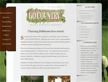 Tablet Screenshot of gocountrydullstroom.com